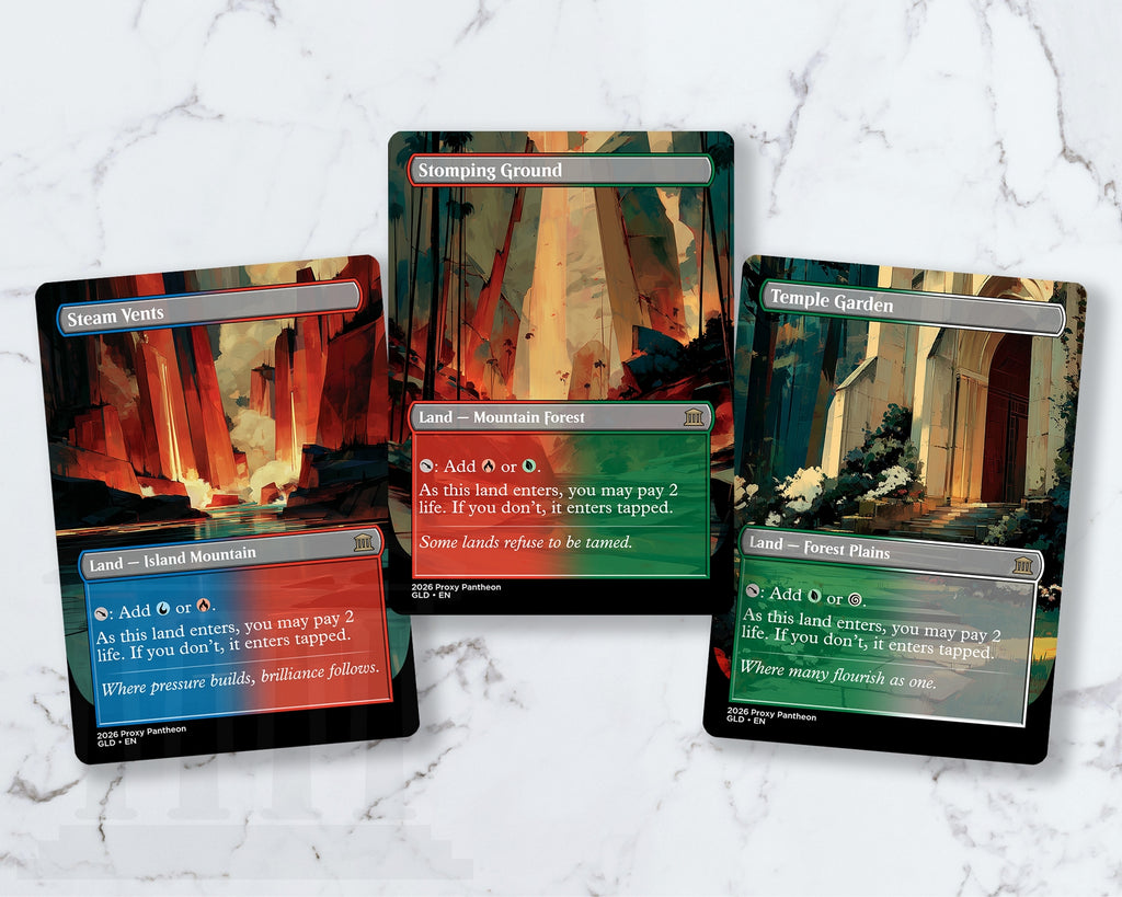 Shock Land (Bundle Set) | Proxy Cards