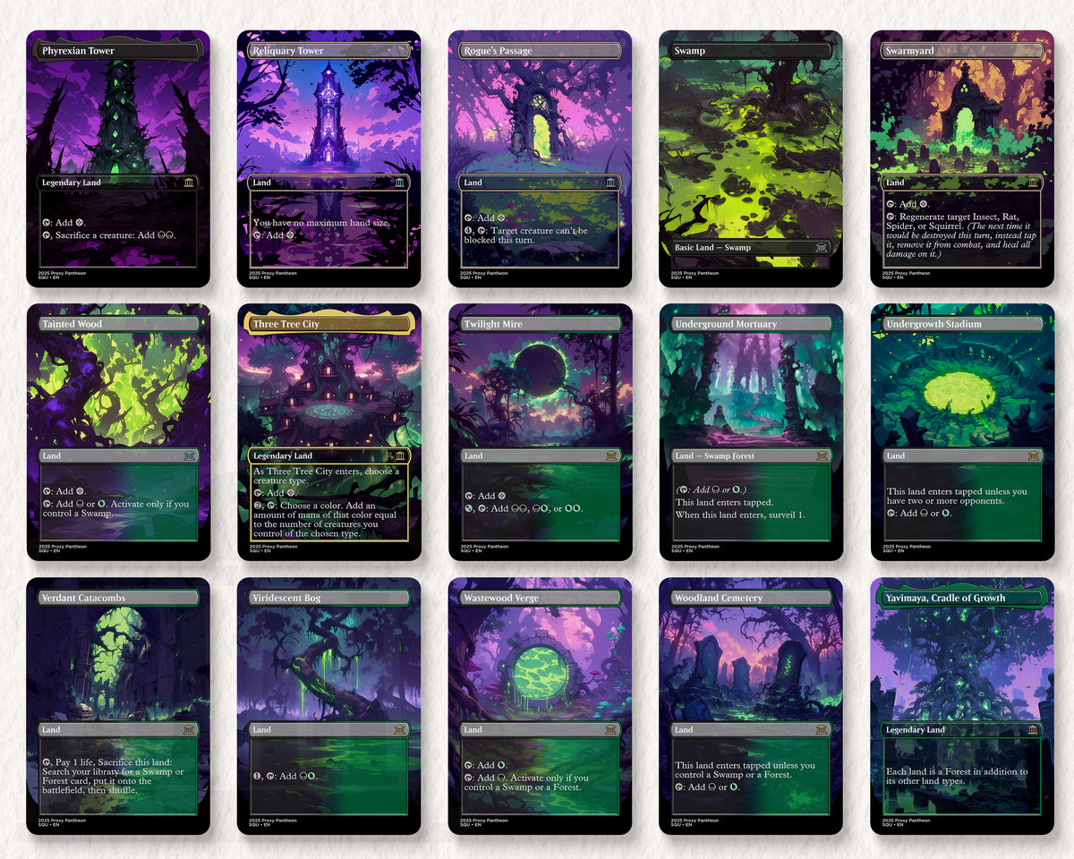 Squirrel Typal Commander Proxy Deck