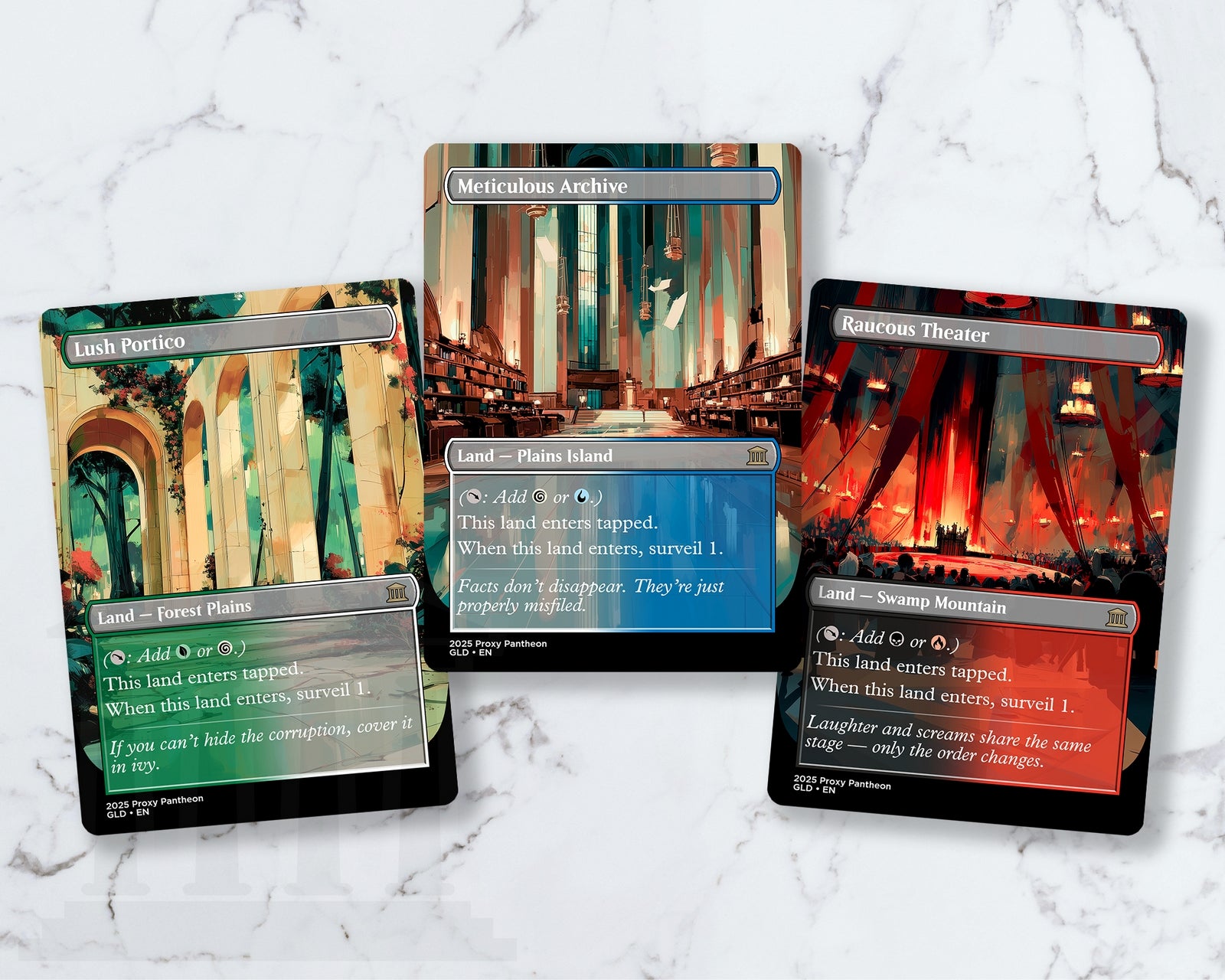 Surveil Land (Bundle Set) | Proxy Cards