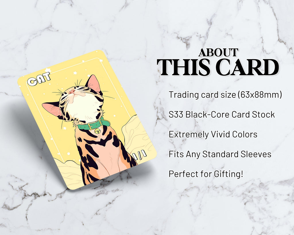 Cat (White) Token | Proxy Card (Bengal)