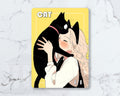 Cat (White) Token | Proxy Card (Black)