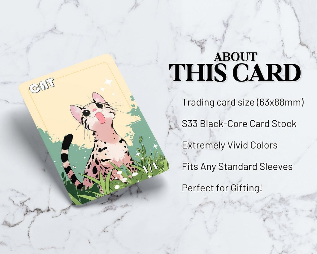 Cat (White) Token | Proxy Card (Ocelot)