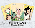 Cat (White) Token Set | Proxy Card