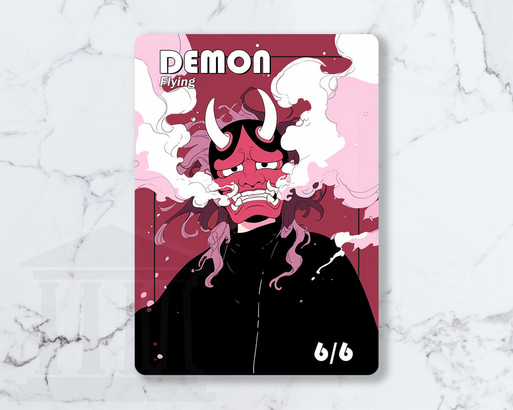 Demon (6/6, Flying) Token | Proxy Card