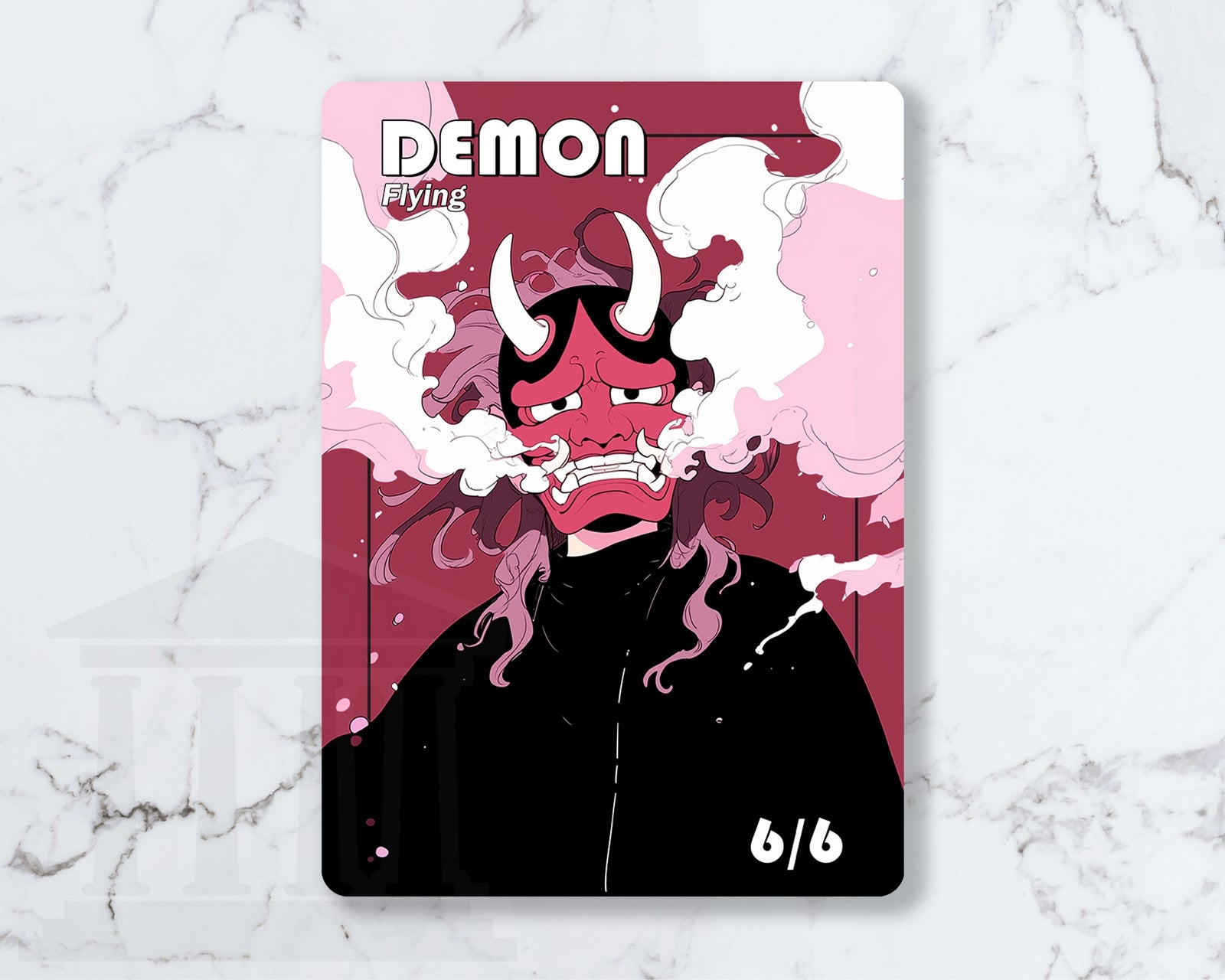 Demon (6/6, Flying) Token | Proxy Card