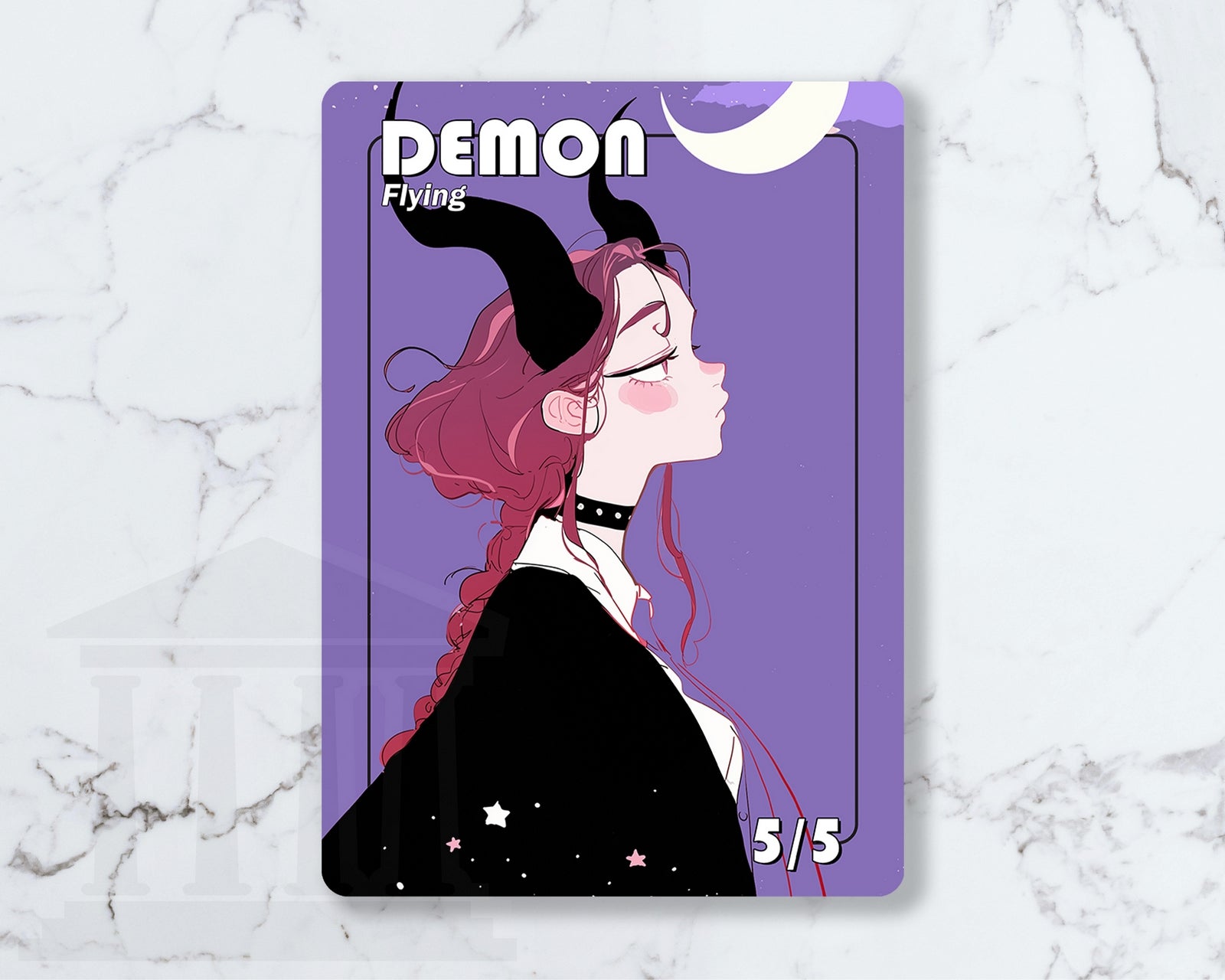 Demon (5/5, Flying) Token | Proxy Card
