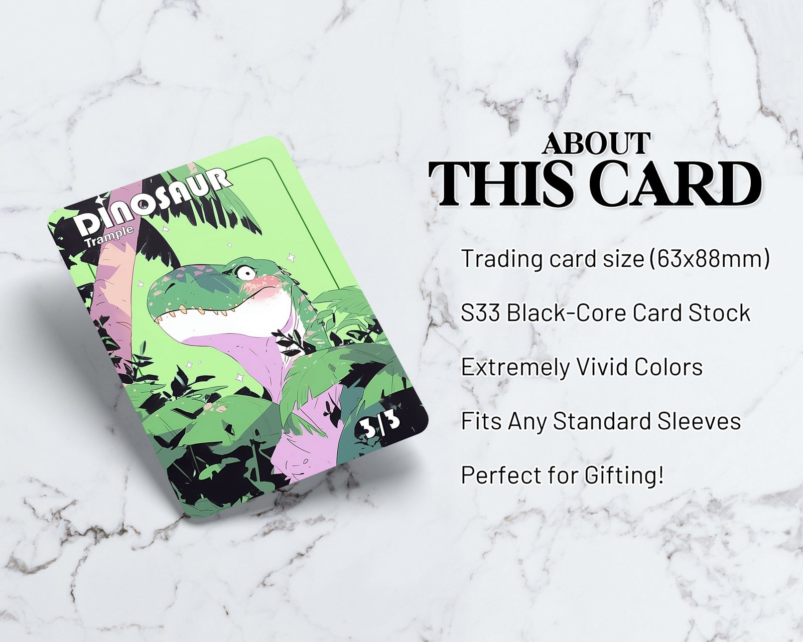 Dinosaur (Trample) Token | Proxy Card