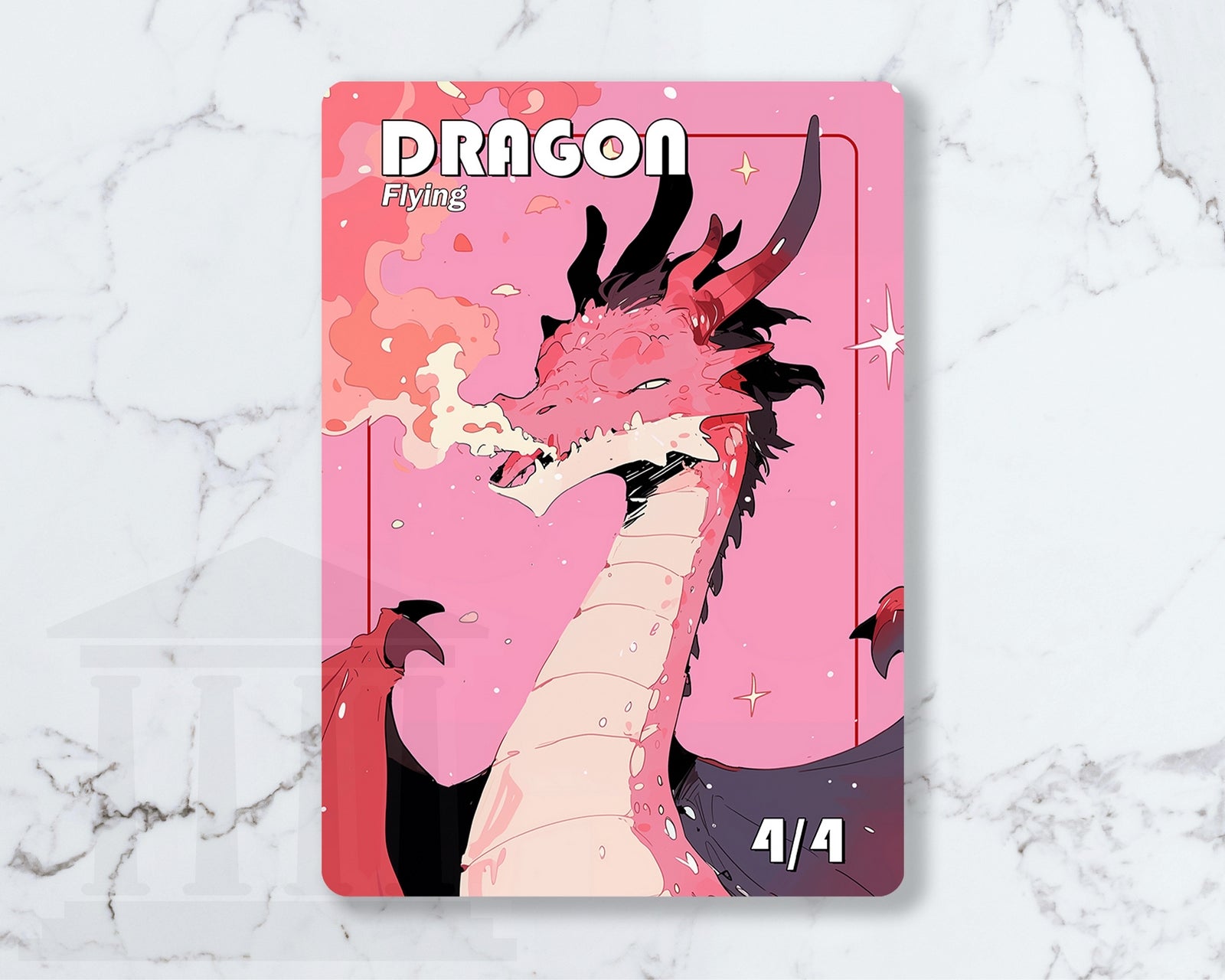 Dragon (4/4, Flying) Token | Proxy Card