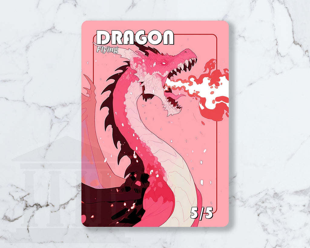 Dragon (5/5, Flying) Token | Proxy Card