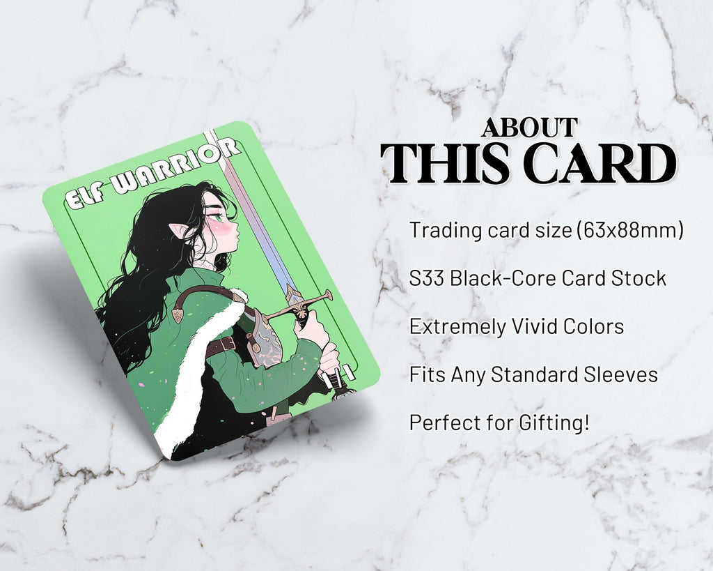 Elf Warrior Token | Proxy Card (v2)