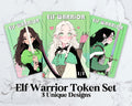 Elf Warriors Token Set | Proxy Card