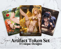 Artifact (Treasure, Food, Clue) Token Set | Proxy Card (LUX)