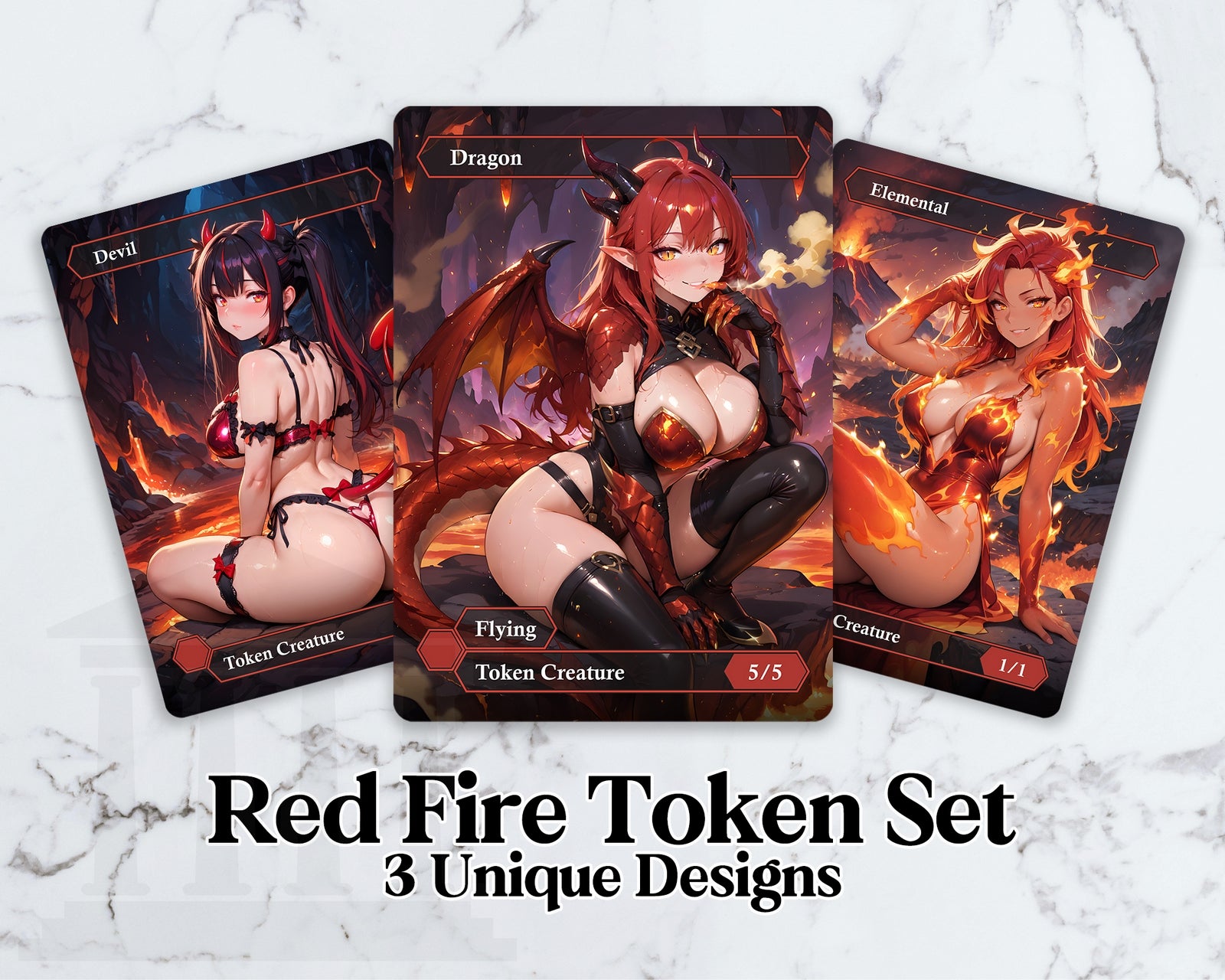 Red Token Set | Proxy Card (LUX)