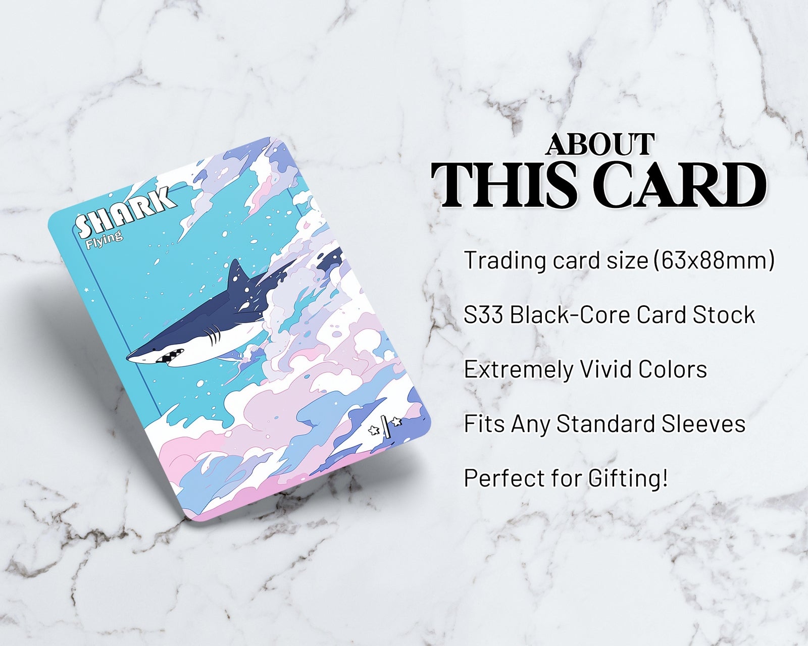 Shark (X/X, Flying) Token | Proxy Card
