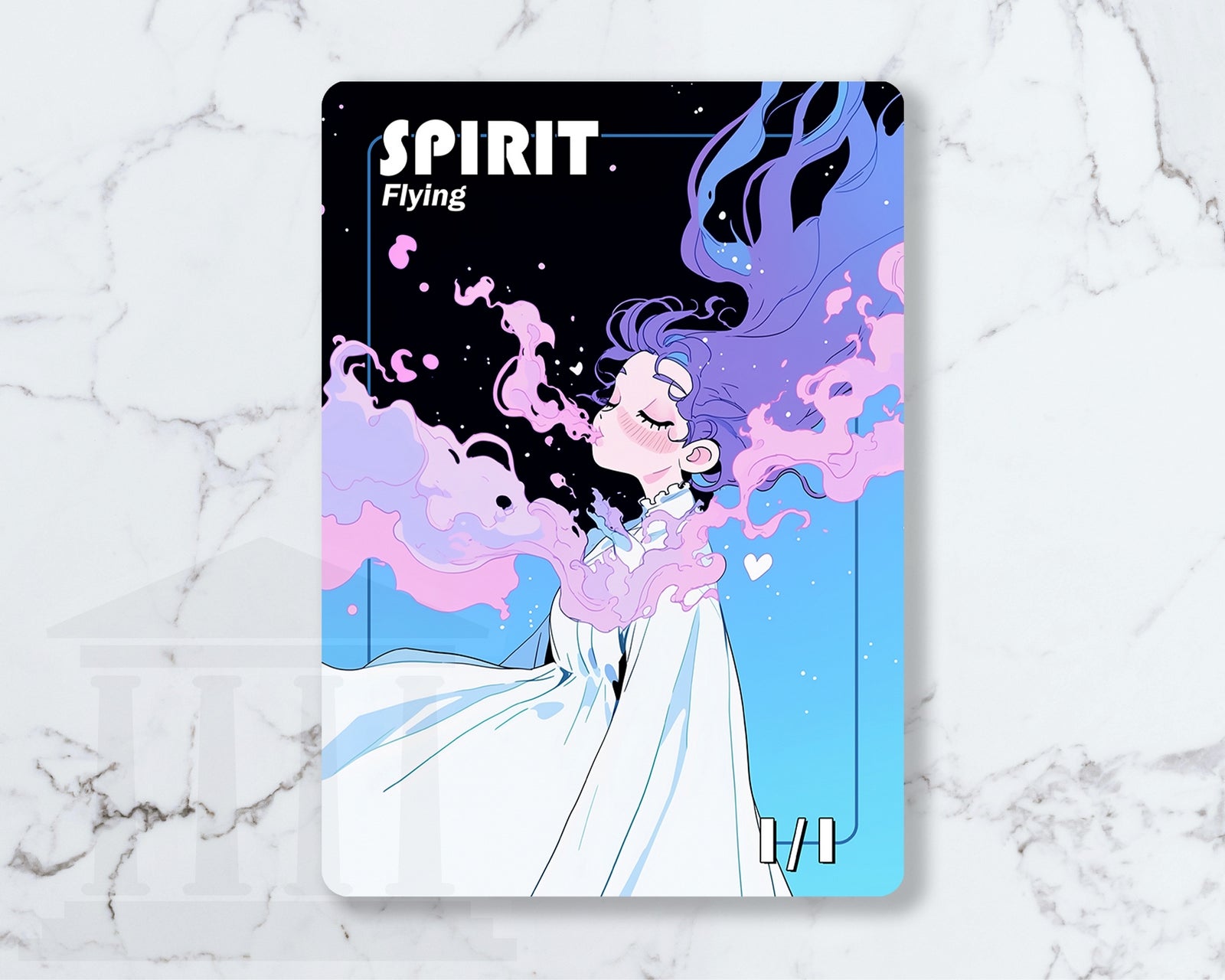 Spirit (Blue, Flying) Token | Proxy Card