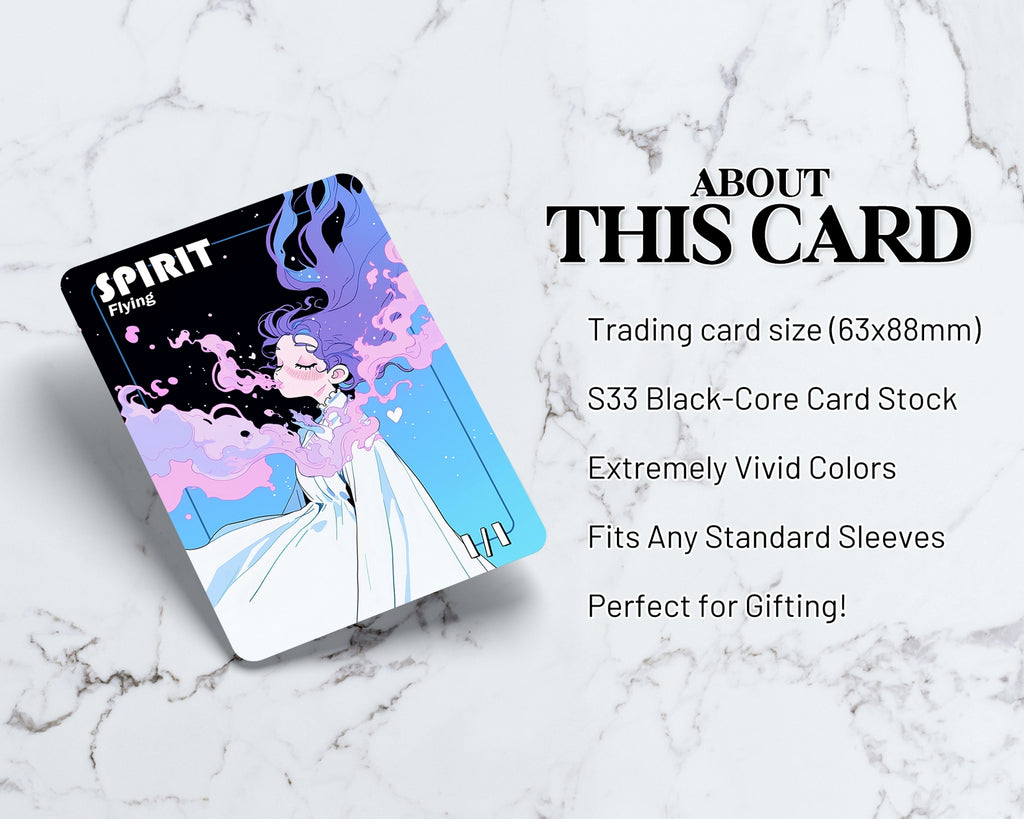 Spirit (Blue, Flying) Token | Proxy Card