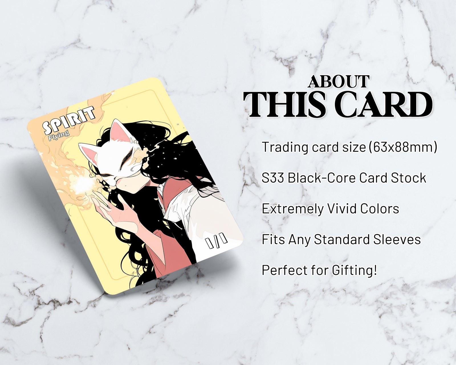 Spirit (White, Flying) Token | Proxy Card