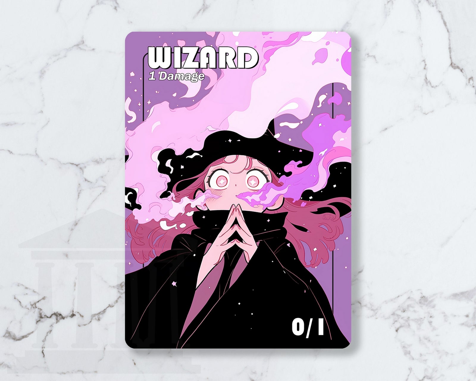 Wizard (1 Damage) Token | Proxy Card