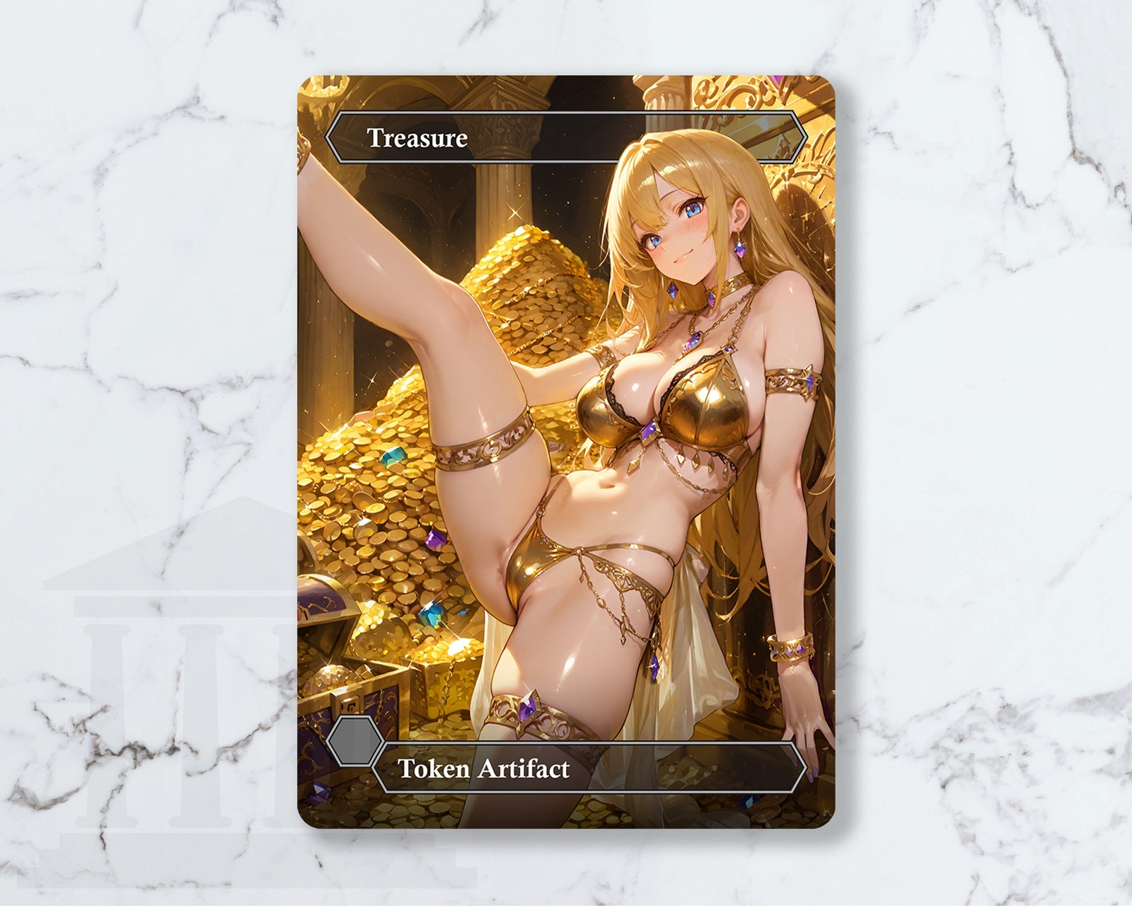 Artifact (Treasure, Food, Clue) Token Set | Proxy Card (LUX)