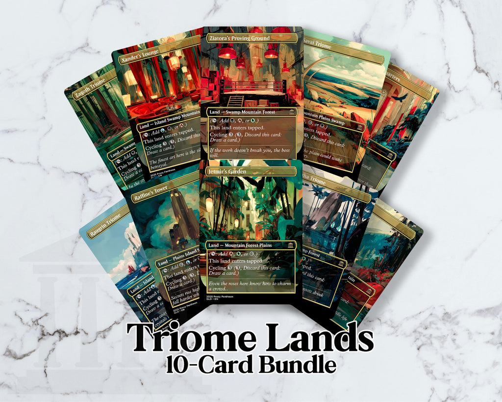 Triome Land (Bundle Set) | Proxy Cards