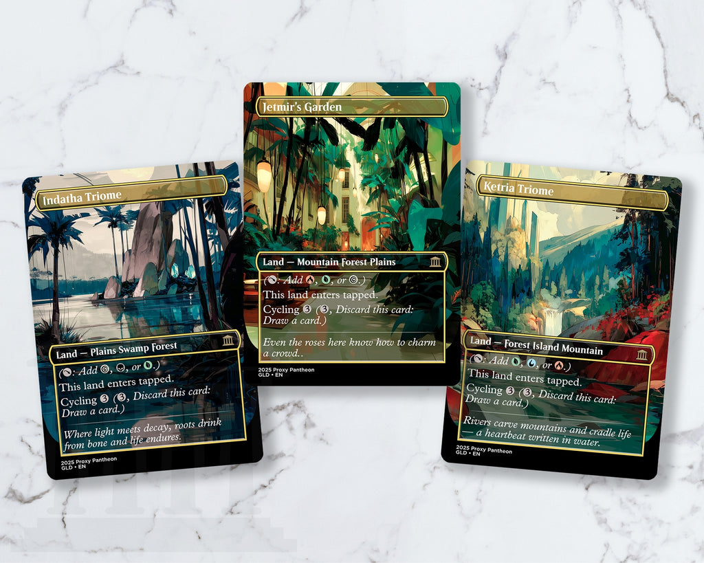 Triome Land (Bundle Set) | Proxy Cards
