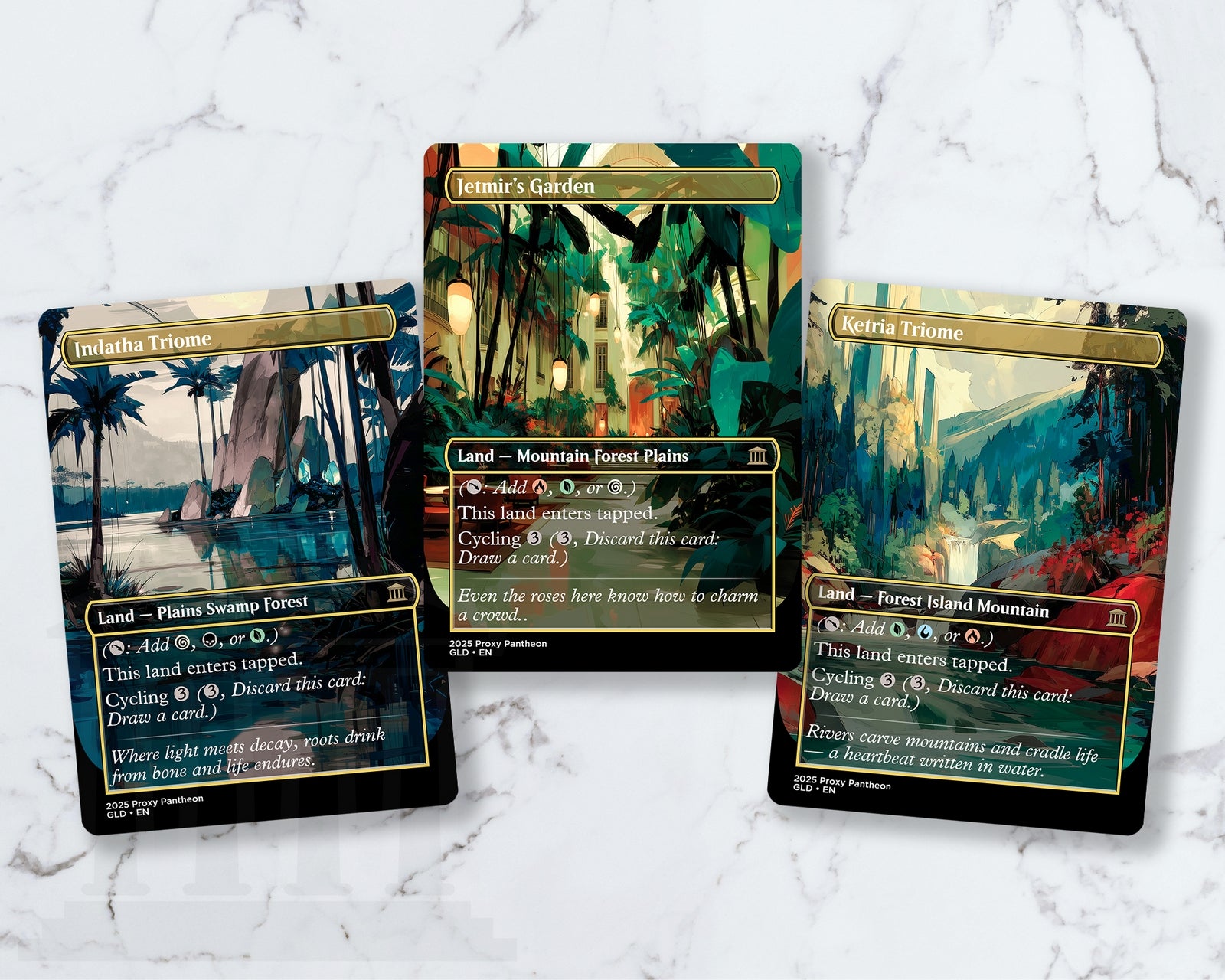 Triome Land (Bundle Set) | Proxy Cards
