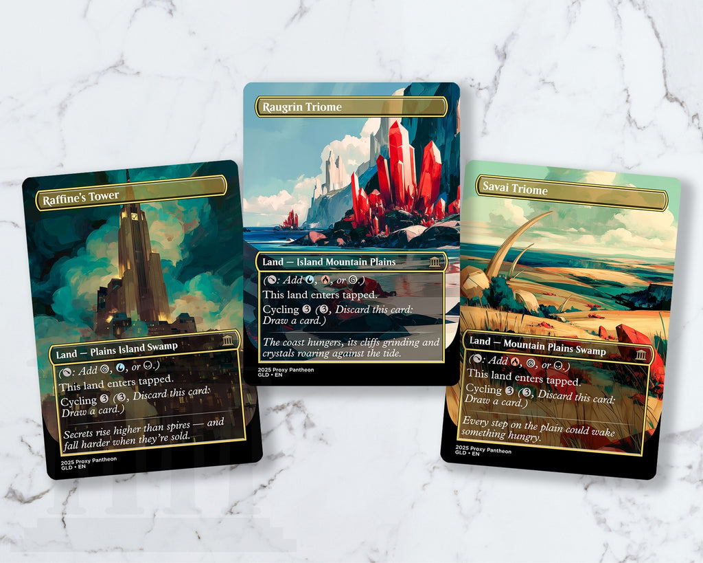 Triome Land (Bundle Set) | Proxy Cards