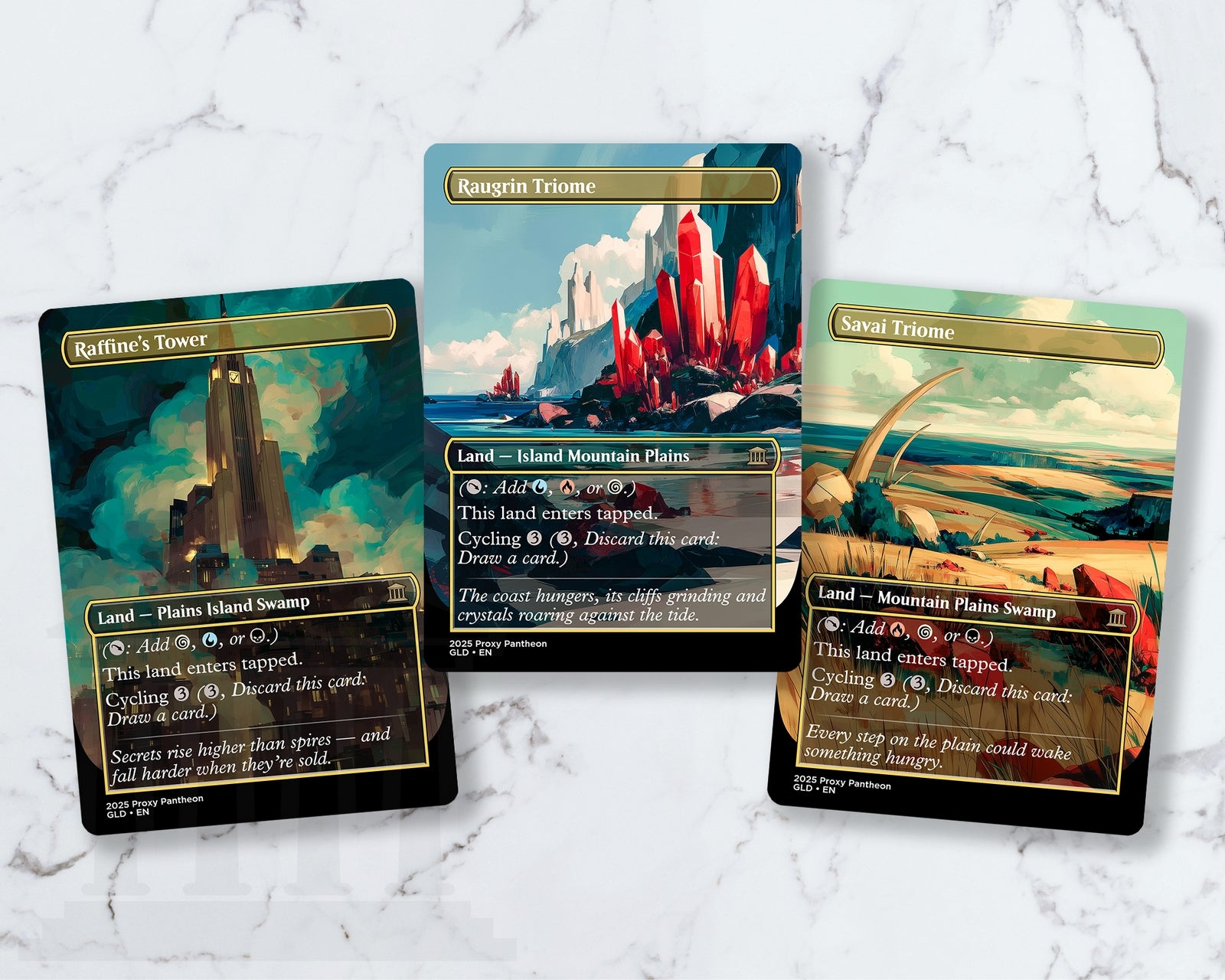 Triome Land (Bundle Set) | Proxy Cards