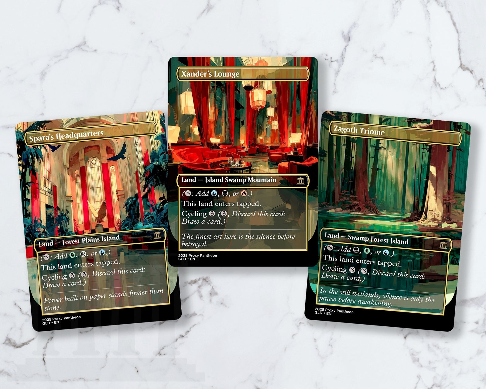 Triome Land (Bundle Set) | Proxy Cards